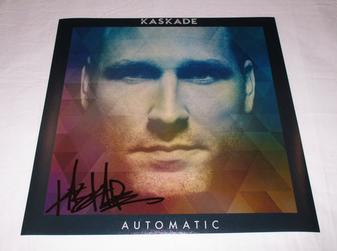 KASKADE RYAN RADDON SIGNED AUTOMATIC 12X12 PHOTO