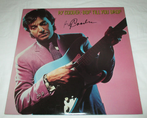 RY COODER SIGNED BOP TILL YOU DROP VINYL RECORD