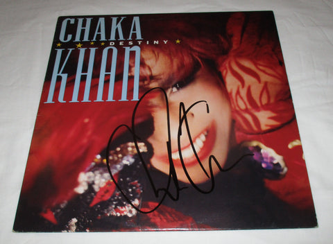 CHAKA KHAN SIGNED DESTINY VINYL RECORD