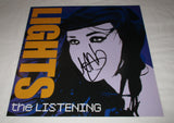 LIGHTS VALERIE POXLEITNER SIGNED THE LISTENING 12X12 PHOTO