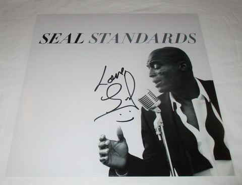 SEAL SIGNED STANDARDS 12X12 PHOTO HENRY SAMUEL
