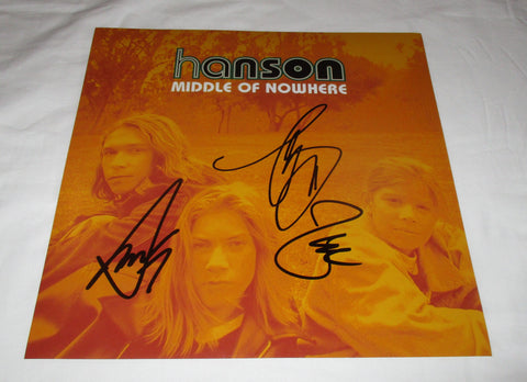 HANSON SIGNED MIDDLE OF NOWHERE 12X12 PHOTO