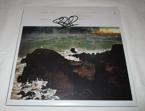 ROBIN PECKNOLD SIGNED FLEET FOXES CRACK UP VINYL RECORD