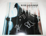 RISE AGAINST SIGNED WOLVES 12X12 PHOTO