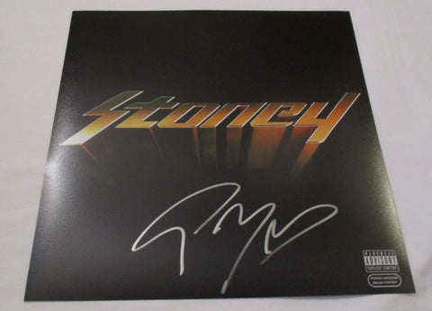 POST MALONE SIGNED STONEY 12X12 PHOTO