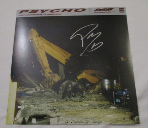 POST MALONE SIGNED PSYCHO 12X12 PHOTO