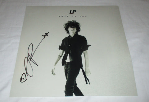 LP SIGNED LOST ON YOU 12X12 PHOTO LAURA PERGOLIZZI