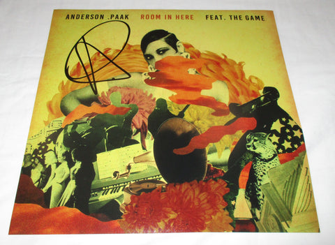 ANDERSON PAAK SIGNED ROOM IN HERE 12X12 PHOTO