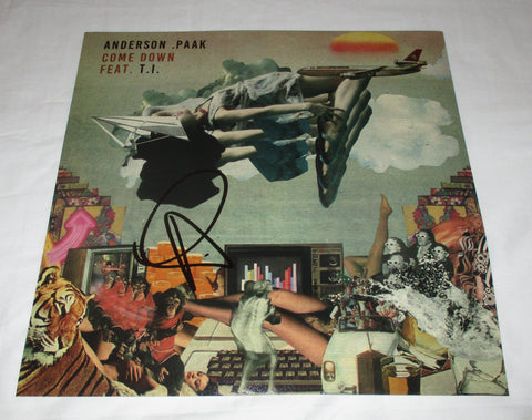 ANDERSON PAAK SIGNED COME DOWN 12X12 PHOTO