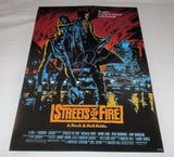 RY COODER SIGNED STREETS OF FIRE 12X18 MOVIE POSTER