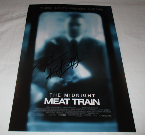 RYUHEI KITAMURA SIGNED THE MIDNIGHT MEAT TRAIN 12X18 MOVIE POSTER