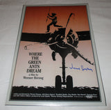 WERNER HERZOG SIGNED WHERE THE GREEN ANTS DREAM 12X18 MOVIE POSTER