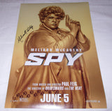 MELISSA MCCARTHY SIGNED SPY 12X18 MOVIE POSTER