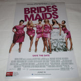 MELISSA MCCARTHY SIGNED BRIDESMAIDS 12X18 MOVIE POSTER