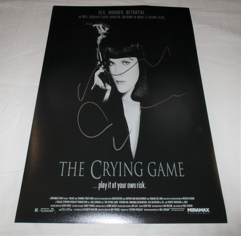 NEIL JORDAN SIGNED THE CRYING GAME 12X18 MOVIE POSTER