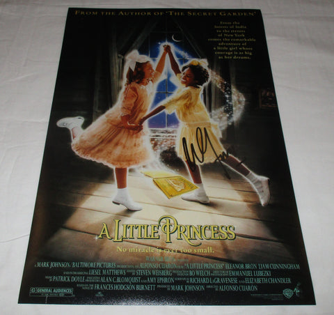 ALFONSO CUARON SIGNED A LITTLE PRINCESS 12X18 MOVIE POSTER