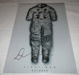DAMIEN CHAZELLE SIGNED FIRST MAN 12X18 MOVIE POSTER 2