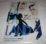 DAMIEN CHAZELLE SIGNED LA LA LAND 12X18 MOVIE POSTER 3