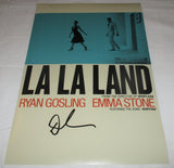 DAMIEN CHAZELLE SIGNED LA LA LAND 12X18 MOVIE POSTER 4