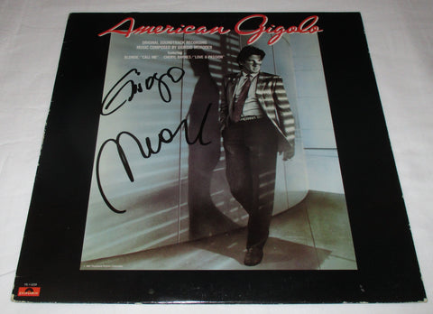 GIORGIO MORODER SIGNED AMERICAN GIGOLO VINYL RECORD