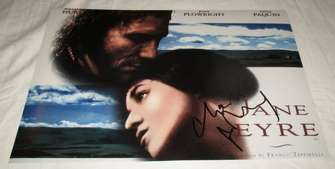CHARLOTTE GAINSBOURG SIGNED JANE EYRE 12X18 MOVIE POSTER