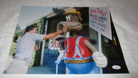 CHEVY CHASE SIGNED NATIONAL LAMPOON'S VACATION 11X14 PHOTO JSA 2
