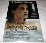 JULIA ROBERTS SIGNED SLEEPING WITH THE ENEMY 12X18 MOVIE POSTER JSA