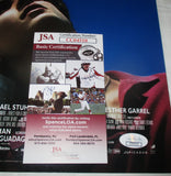 TIMOTHEE CHALAMET & ARMIE HAMMER SIGNED CALL ME BY YOUR NAME 12X18 MOVIE POSTER JSA