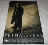 RICHARD GERE SIGNED PRIMAL FEAR 12X18 MOVIE POSTER JSA