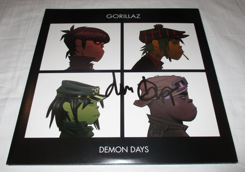 DAMON ALBARN SIGNED GORILLAZ DEMON DAYS VINYL RECORD JSA