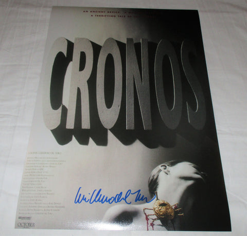 GUILLERMO DEL TORO SIGNED CRONOS 12X18 MOVIE POSTER
