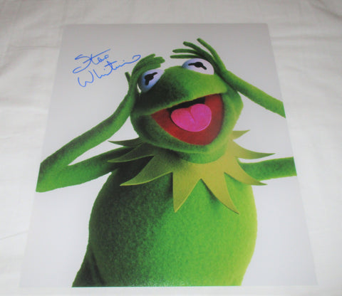 STEVE WHITMIRE SIGNED THE MUPPETS KERMIT THE FROG 11X14 PHOTO