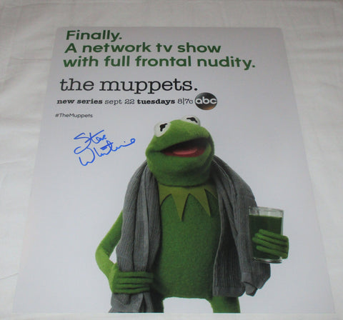 STEVE WHITMIRE SIGNED THE MUPPETS KERMIT THE FROG 11X14 PHOTO 4