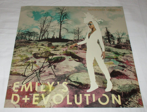 ESPERANZA SPALDING SIGNED EMILY'S D+EVOLUTION 12X12 PHOTO