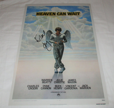 ELAINE MAY SIGNED HEAVEN CAN WAIT 12X18 MOVIE POSTER