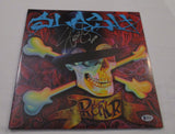 SLASH SIGNED VINYL RECORD BAS BECKETT