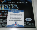 DOLPH LUNDGREN SIGNED MASTERS OF THE UNIVERSE 12X18 MOVIE POSTER BAS BECKETT