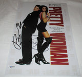 JULIA ROBERTS & RICHARD GERE SIGNED PRETTY WOMAN 12X18 MOVIE POSTER BAS BECKETT