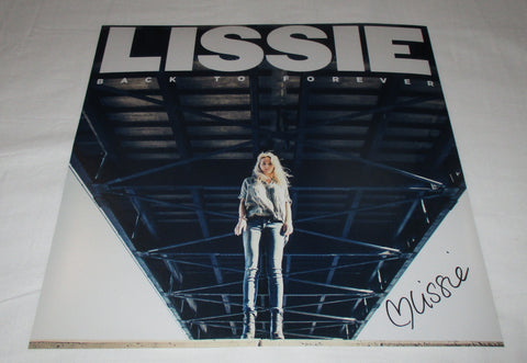 LISSIE SIGNED BACK TO FOREVER 12X12 PHOTO