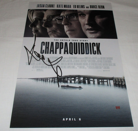 JASON CLARKE SIGNED CHAPPAQUIDDICK 12X18 MOVIE POSTER