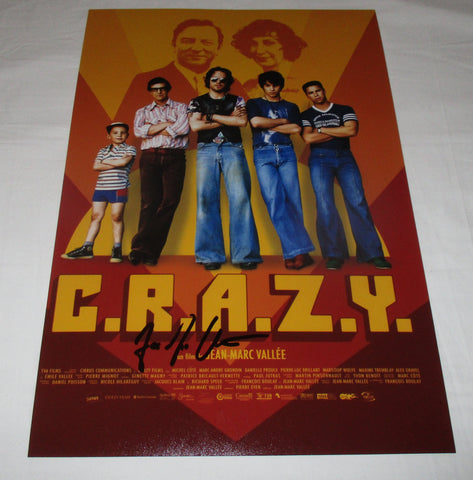 JEAN-MARC VALLEE SIGNED C.R.A.Z.Y. 12X18 MOVIE POSTER