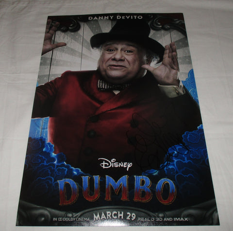 DANNY DEVITO SIGNED DUMBO 12X18 MOVIE POSTER