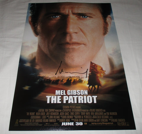 ROLAND EMMERICH SIGNED THE PATRIOT 12X18 MOVIE POSTER