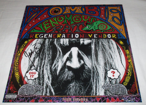 JOHN 5 SIGNED ROB ZOMBIE REGENERATION VENDOR 12X12 PHOTO