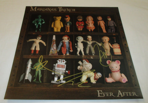 MARIANAS TRENCH SIGNED EVER AFTER 12X12 PHOTO