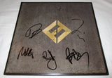 THE FOO FIGHTERS SIGNED CONCRETE AND GOLD VINYL RECORD JSA