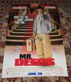 ADAM SANDLER SIGNED MR. DEEDS FULL SIZE 27X40 MOVIE POSTER JSA