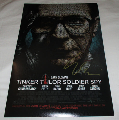 GARY OLDMAN SIGNED TINKER TAILOR SOLDIER SPY 12X18 MOVIE POSTER