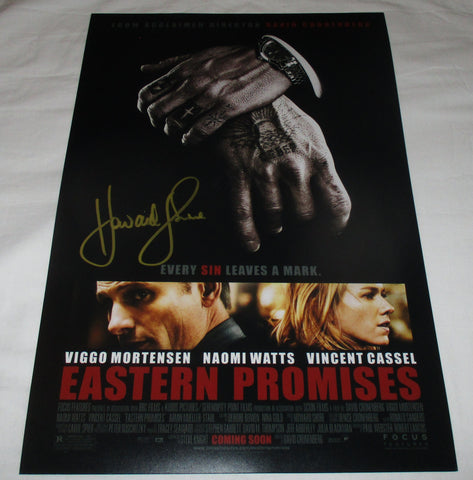 HOWARD SHORE SIGNED EASTERN PROMISES 12X18 MOVIE POSTER