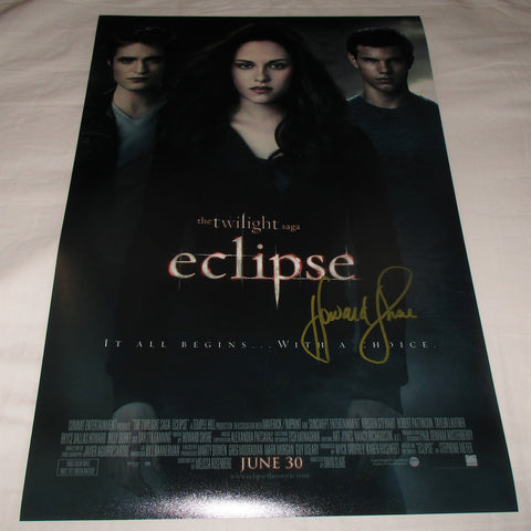 HOWARD SHORE SIGNED TWILIGHT ECLIPSE 12X18 MOVIE POSTER